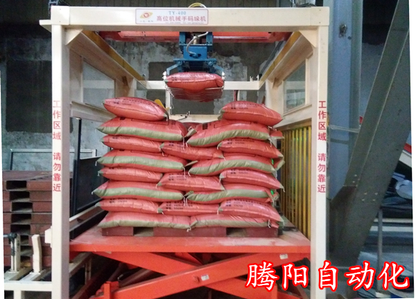 騰陽(yáng)全自動(dòng)碼垛機(jī)解決方案