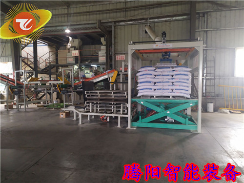 山東騰陽全自動碼垛機應用于各行業(yè)