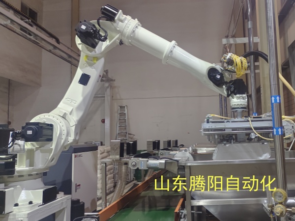 <strong>化工原料拆包機(jī)器人 自動(dòng)破袋投料</strong>